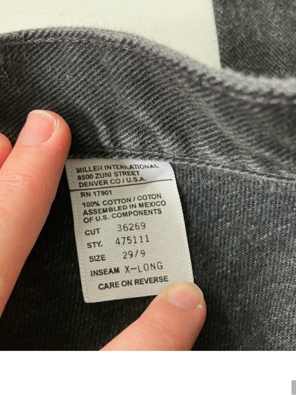 Rocky Mountain | Vintage Relaxed Black Denim XL Inseam High Waist Jeans 29 - Picture 4 of 5